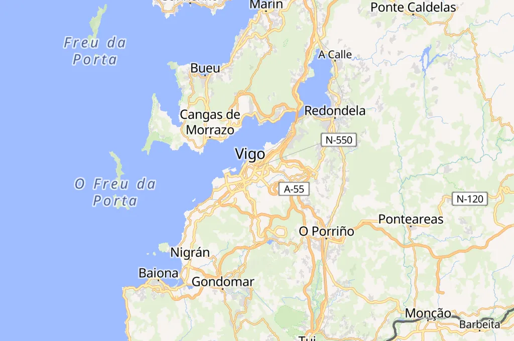 Pizarro–Vázquez Varela Area Map