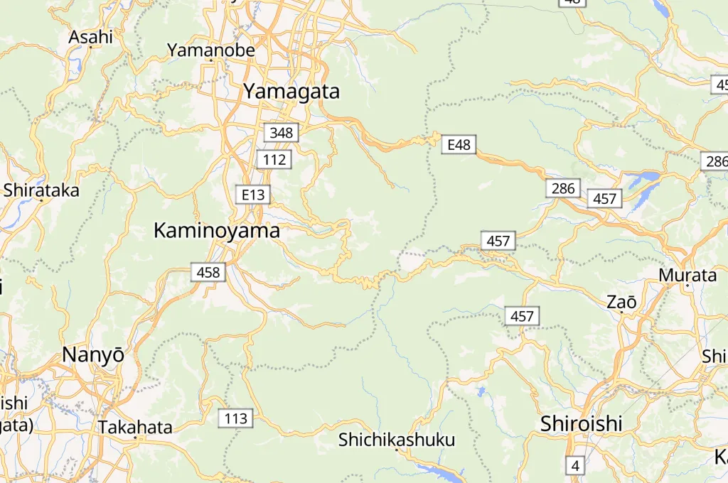 Estacion Juhyo Kogen del Teleferico Zao Area Map Estacion Juhyo Kogen del Teleferico Zao Area Map