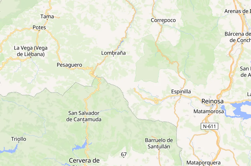 Pico Tres Mares Area Map Pico Tres Mares Area Map