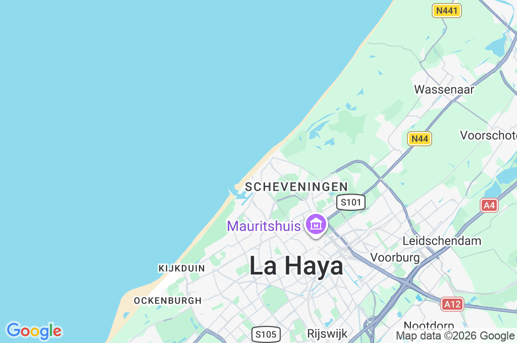 Scheveningen Area Map