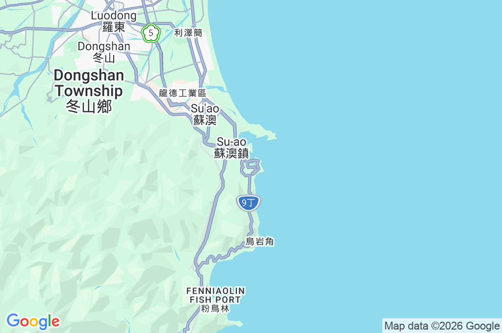 Primer Puerto Pesquero de Nanfang'ao Area Map Primer Puerto Pesquero de Nanfang'ao Area Map