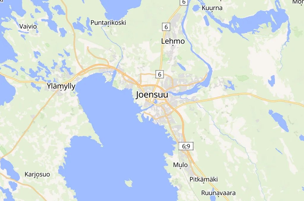 Plaza del Mercado de Joensuu Area Map