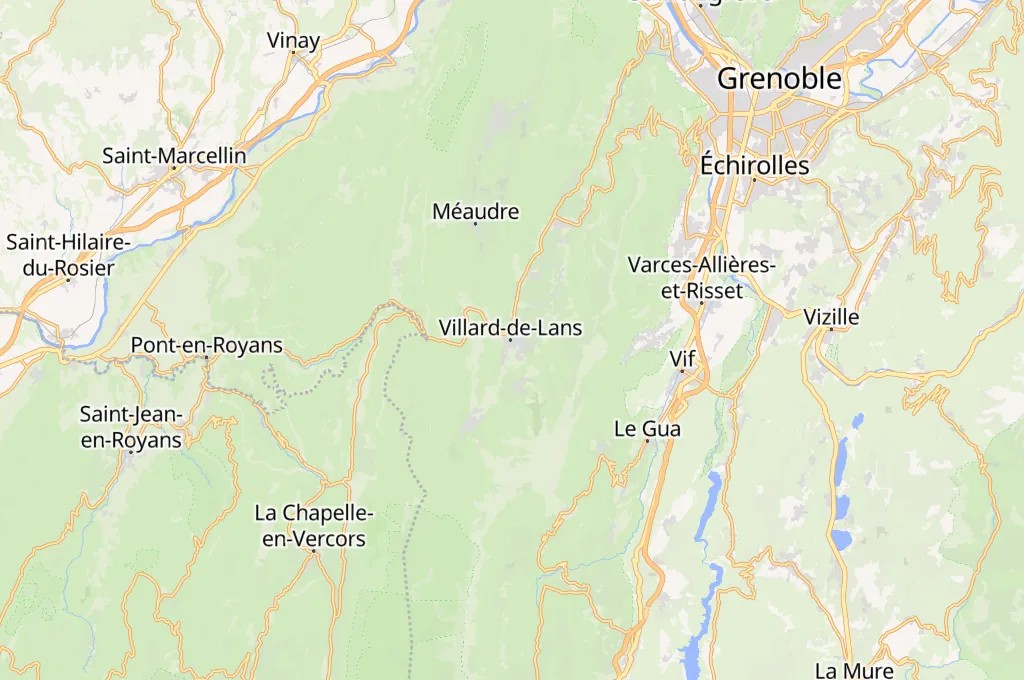 Villard-de-Lans Area Map Villard-de-Lans Area Map