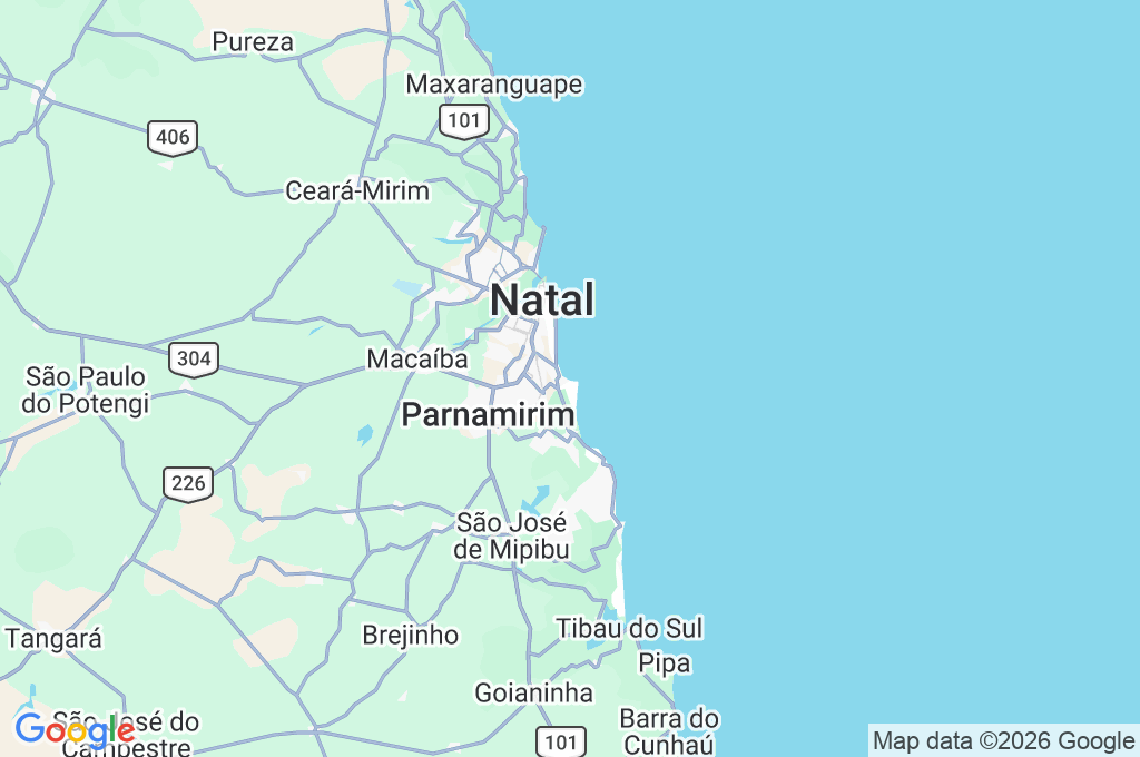 Ponta Negra Area Map