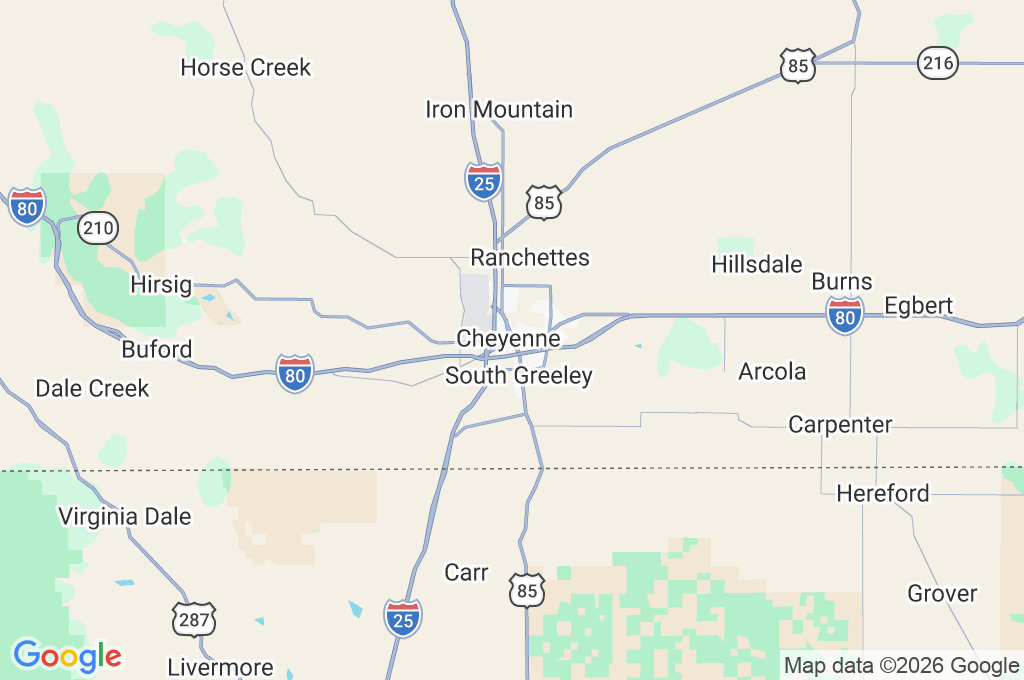 Cheyenne Depot Museum Area Map