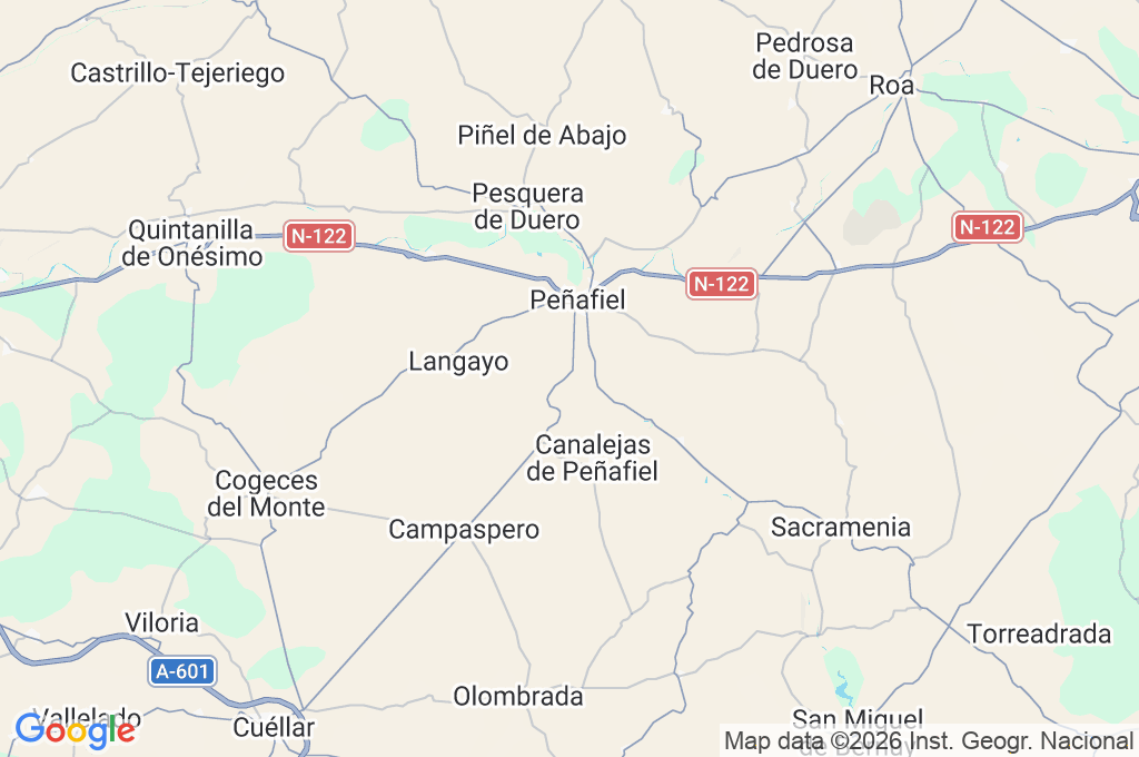 Bodegas Virtus Area Map