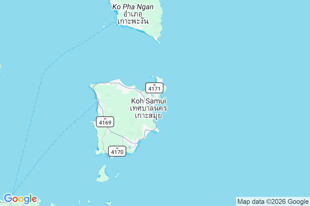 Chaweng Area Map