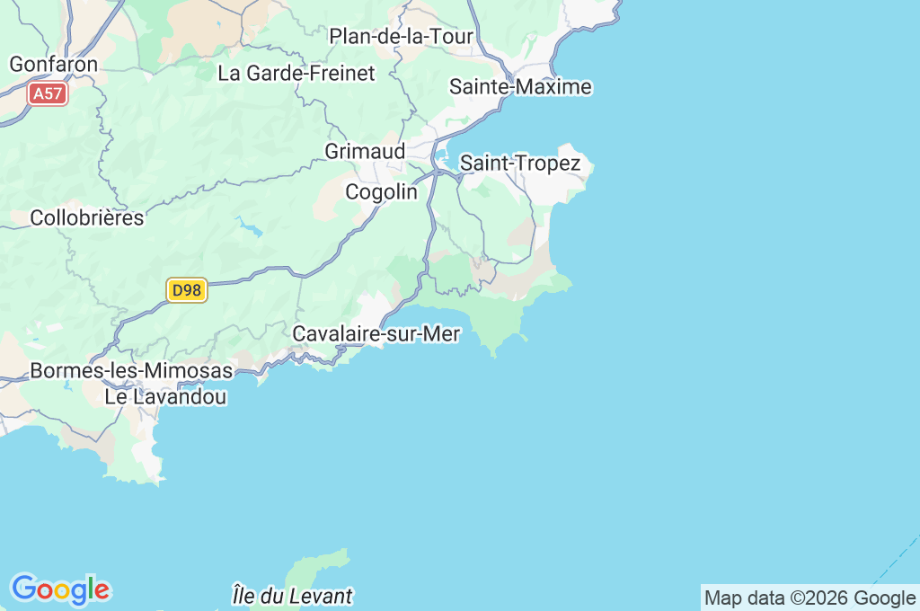 Playa de Gigaro Area Map