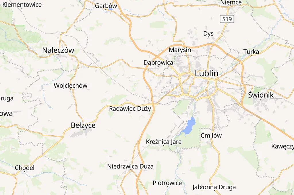 Kozubszczyzna Area Map