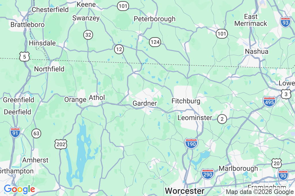 Mount Wachusett Community College Area Map Mount Wachusett Community College Area Map