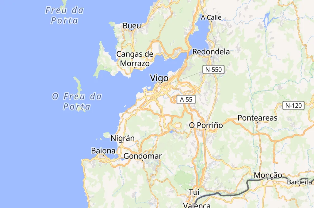 Avenida de Castrelos Area Map Avenida de Castrelos Area Map