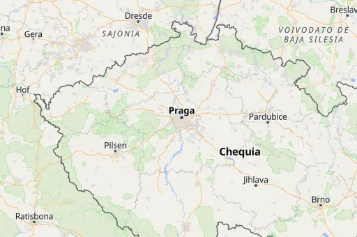 Map of Praga