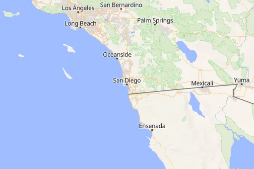 Map of San Diego