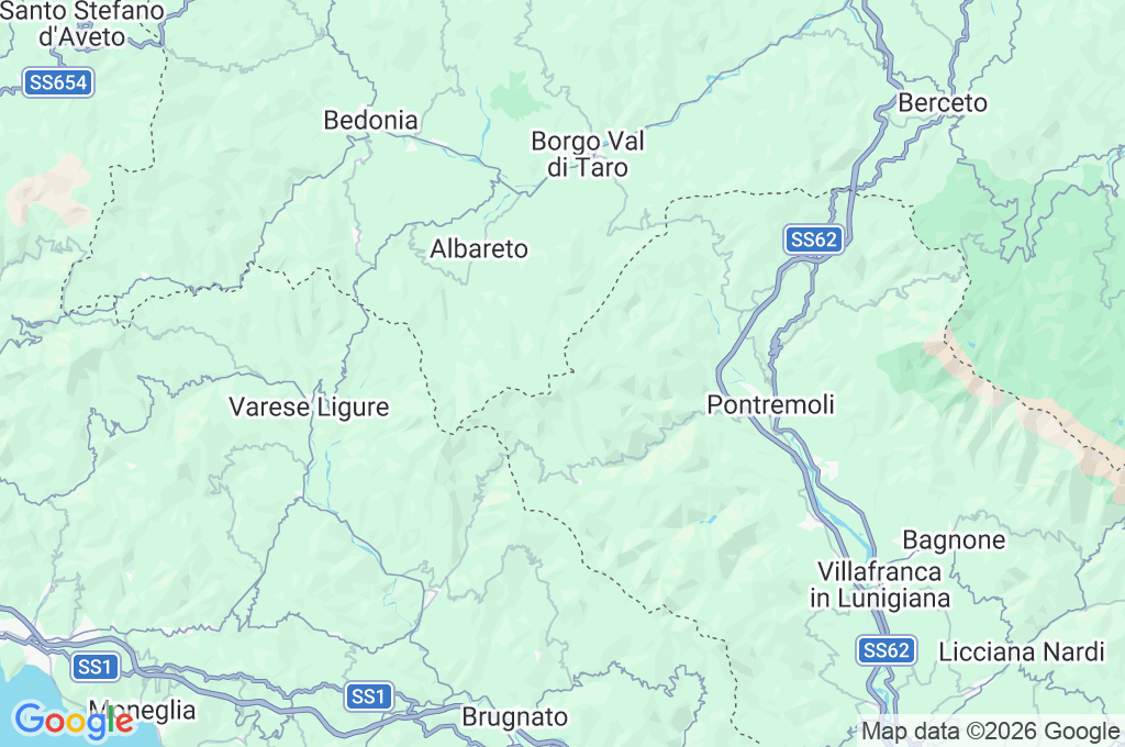 Passo dei Due Santi Area Map