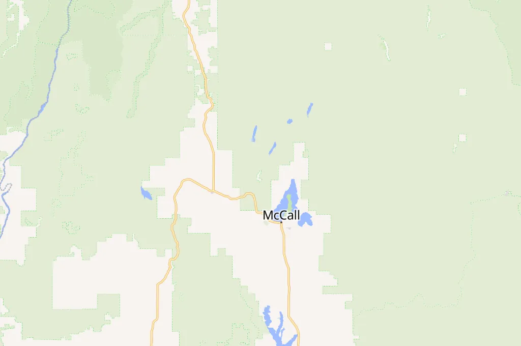 Brundage Mountain Area Map Brundage Mountain Area Map