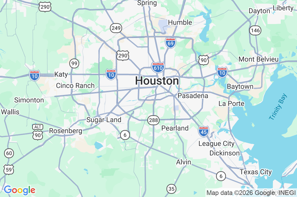 Houston Area Map