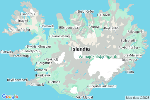 Map of Islandia
