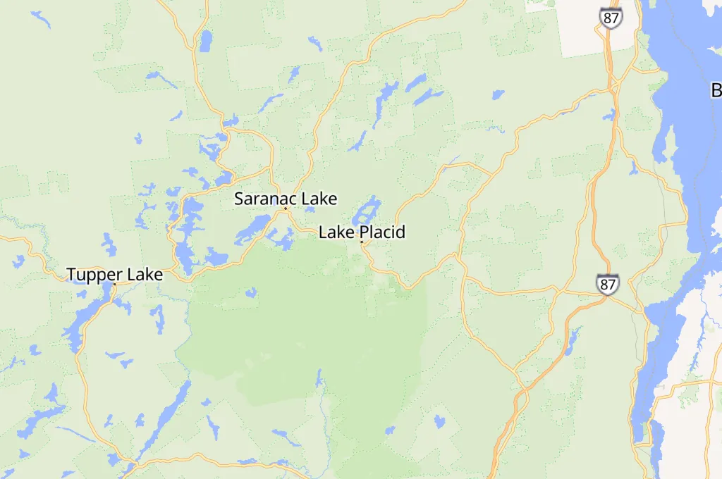Mirror Lake Area Map