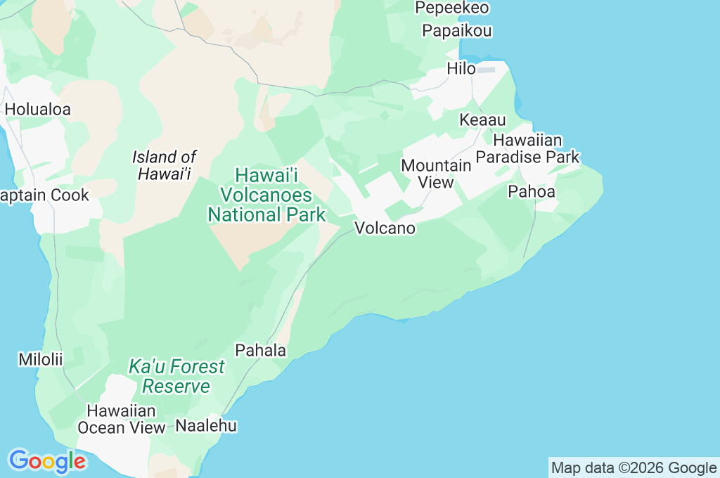 Kīlauea Area Map Kīlauea Area Map