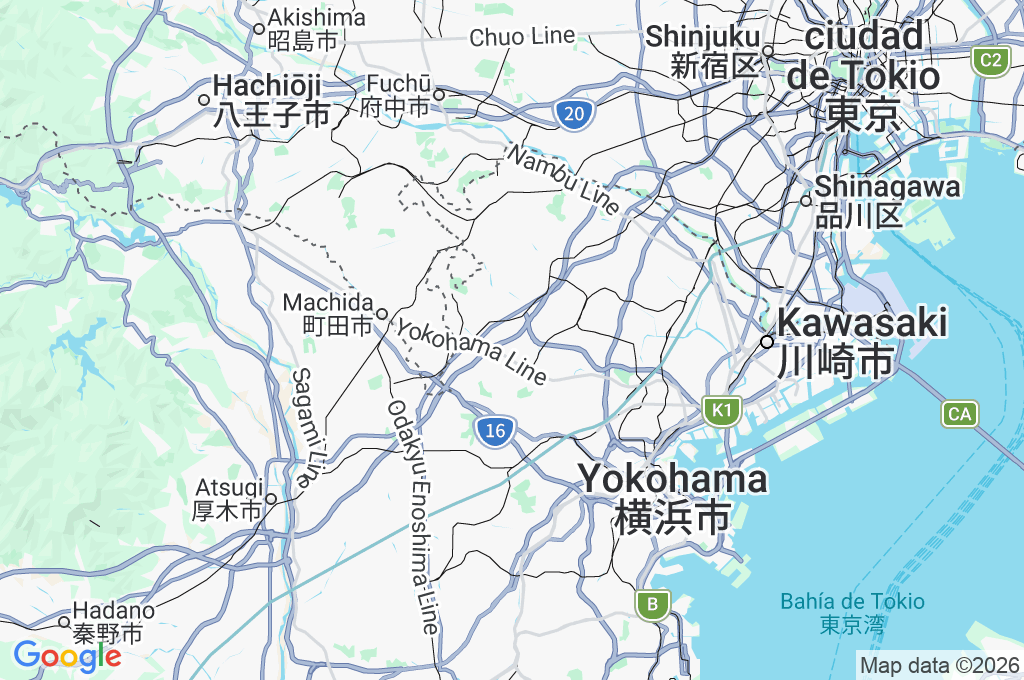 Área de Descanso de Kohoku Area Map Área de Descanso de Kohoku Area Map