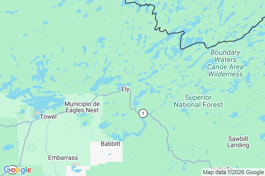 International Wolf Center Area Map