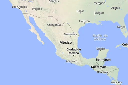 Map of México