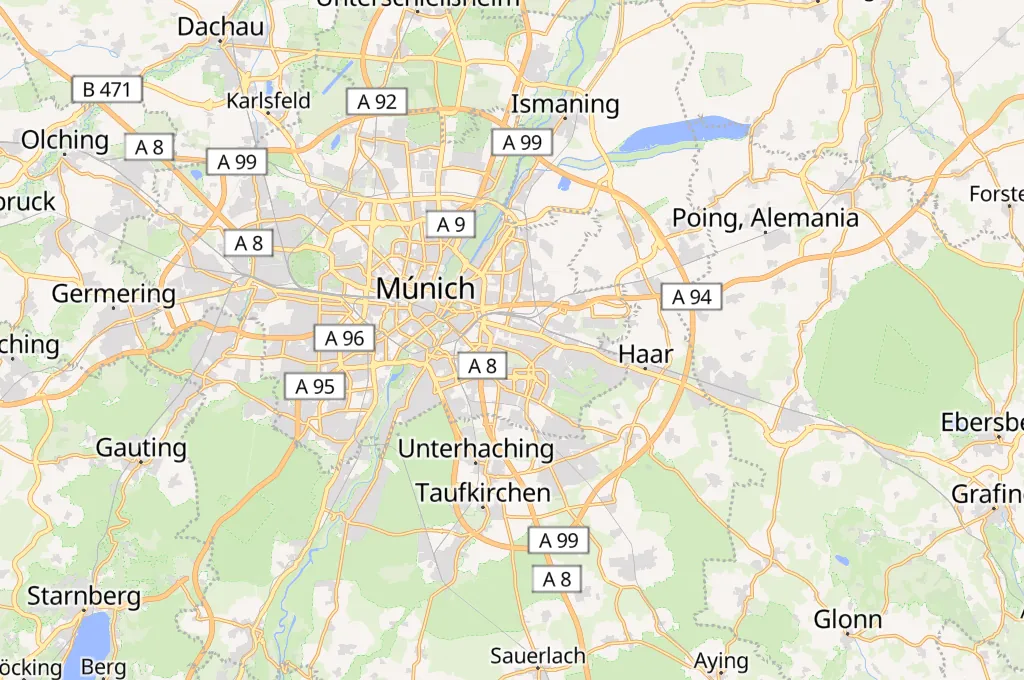 Berg am Laim Area Map Berg am Laim Area Map