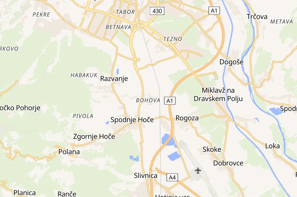 Bohova Area Map