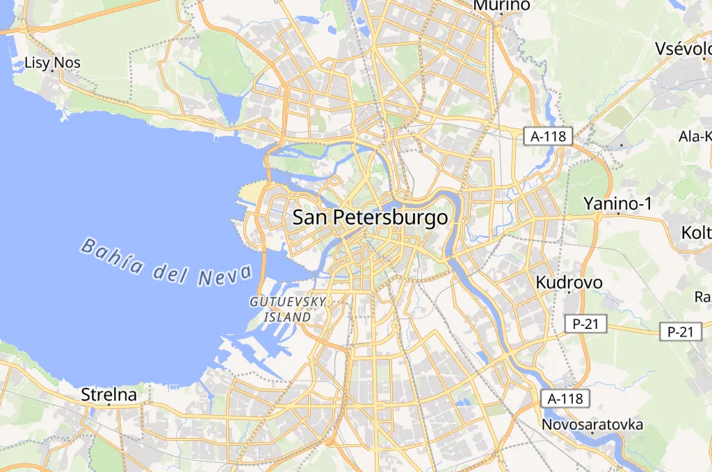 Plaza del Senado Area Map