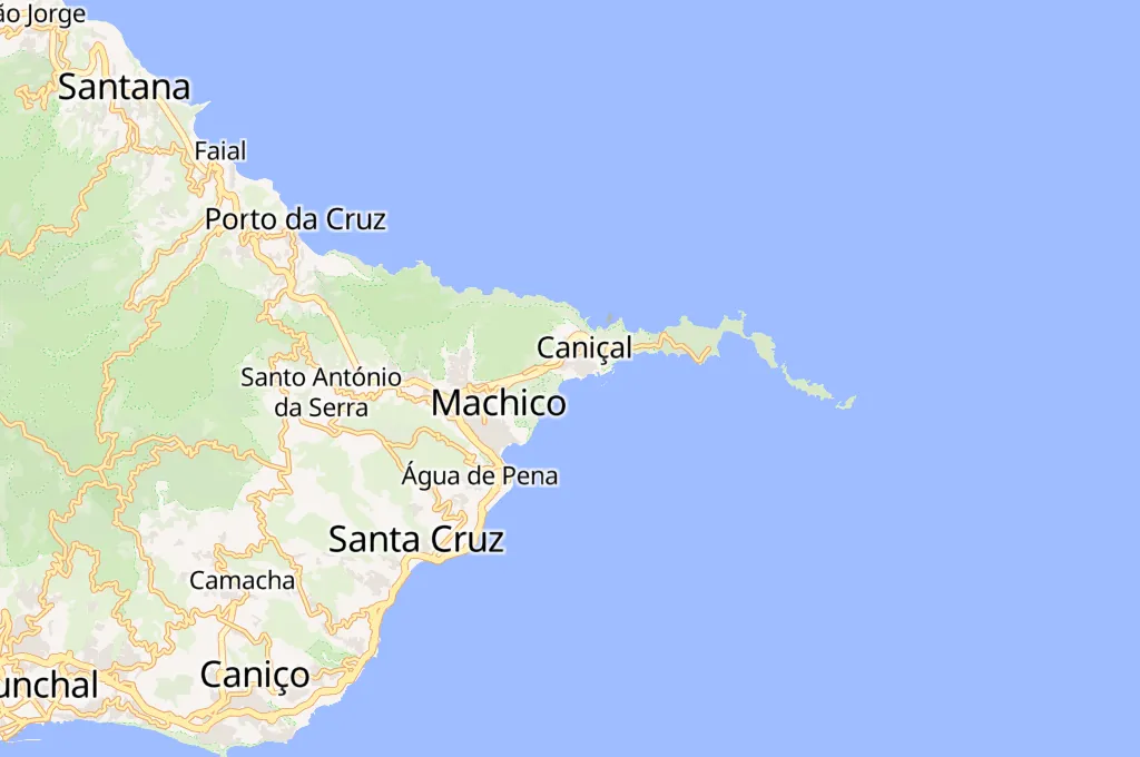 Praia da Ribeira de Natal Area Map Praia da Ribeira de Natal Area Map