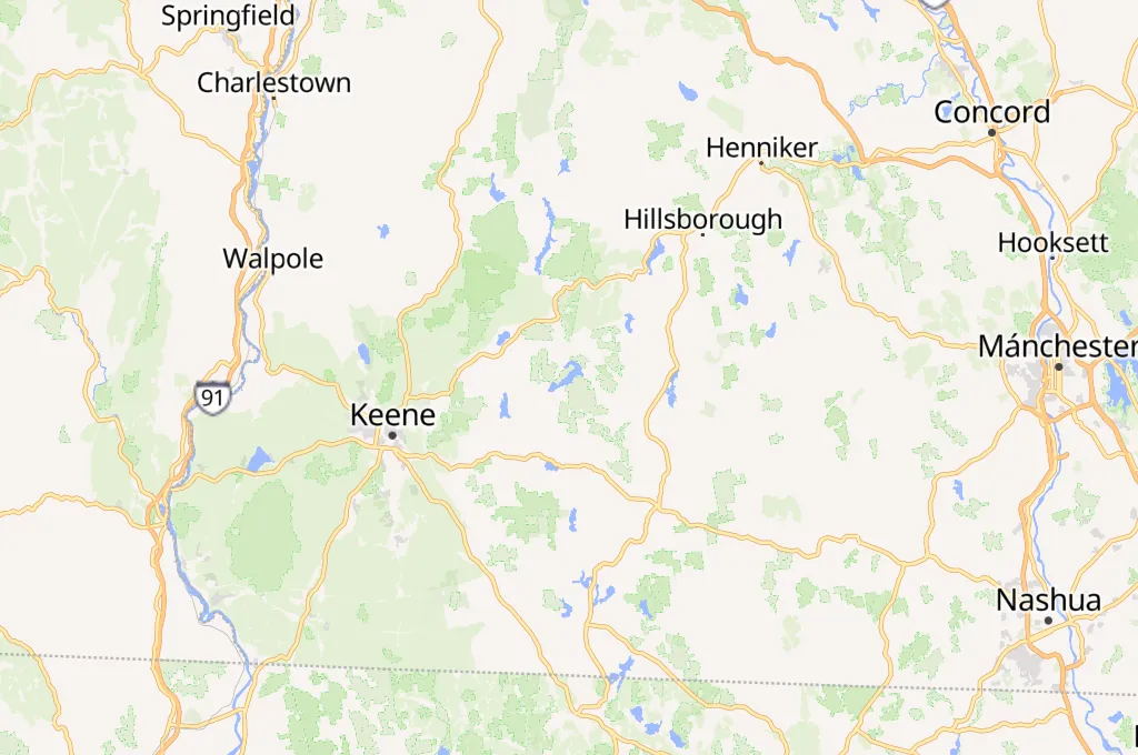 Lago Nubanusit Area Map