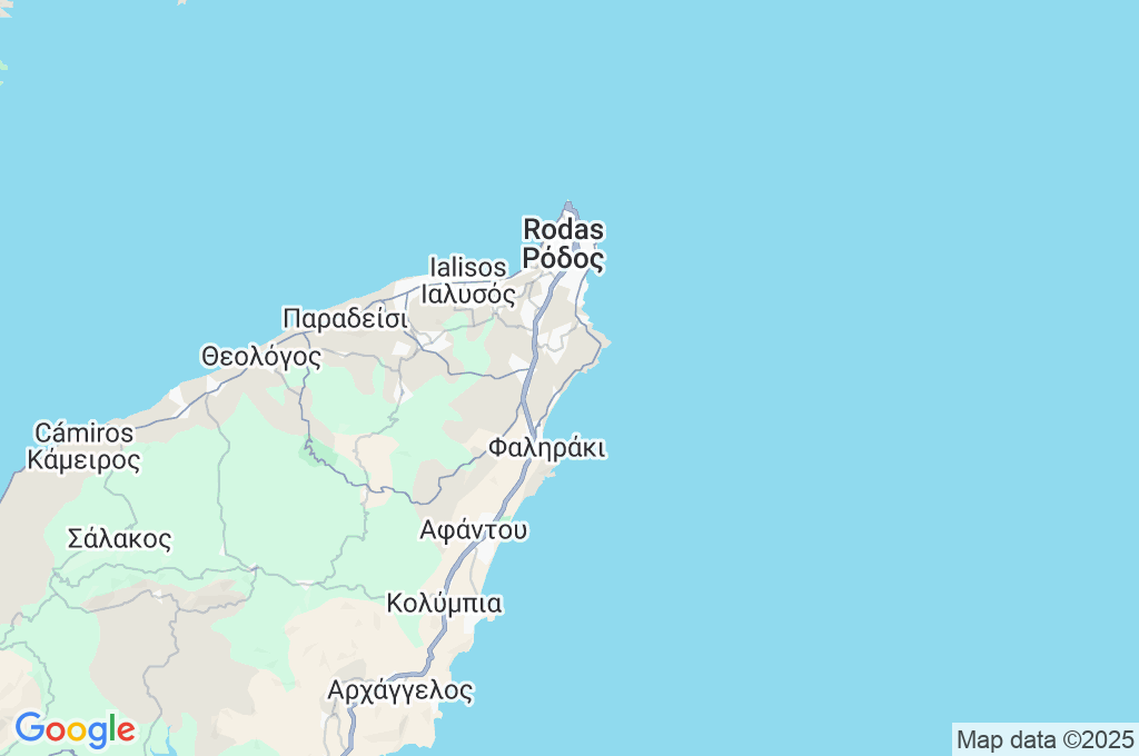 Rodos Palladium Leisure & Wellness | Hotel 5 estrellas Rodas Area Map