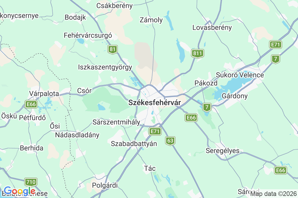 Városház tér Area Map Városház tér Area Map
