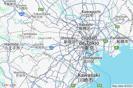 Map of Tokio