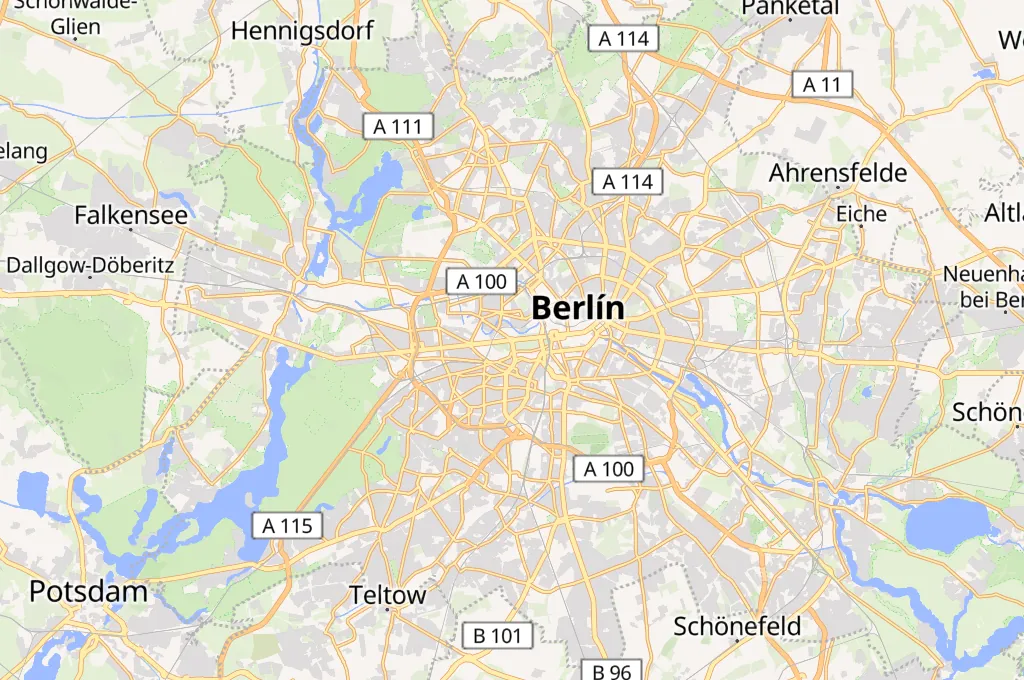 Tiergarten Area Map Tiergarten Area Map