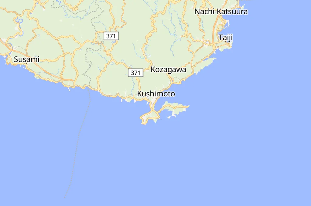Puerto de Kushimoto Area Map