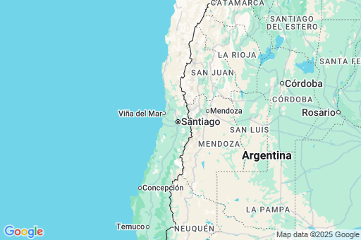 Map of Región Metropolitana de Santiago