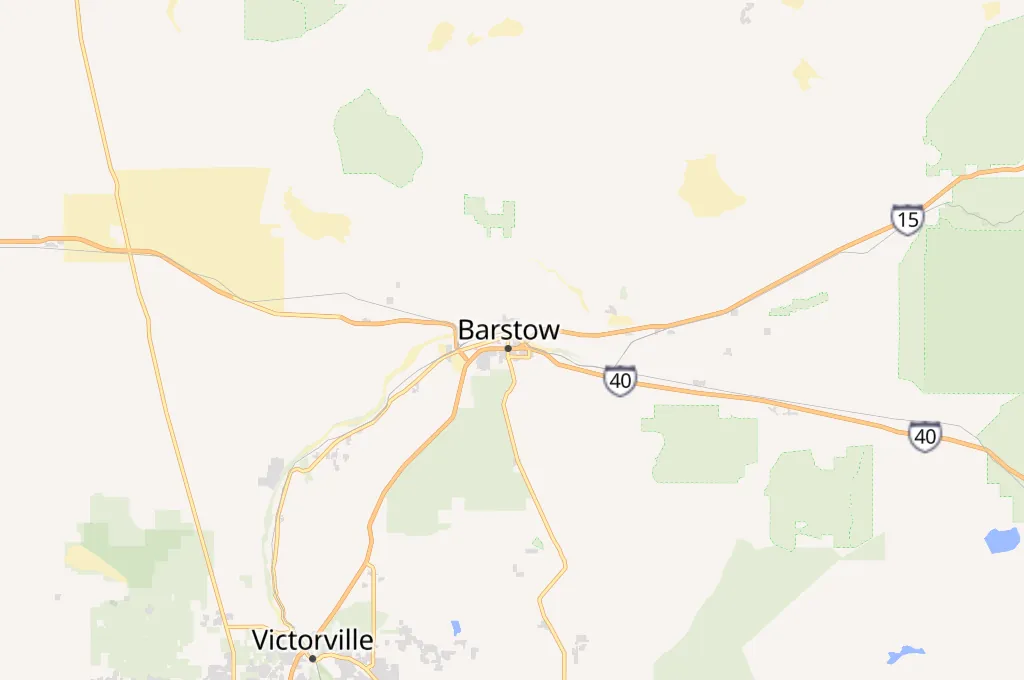 Barstow Area Map