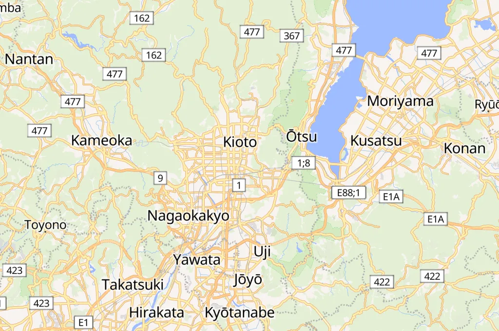 Kiyomizu-zaka Area Map Kiyomizu-zaka Area Map