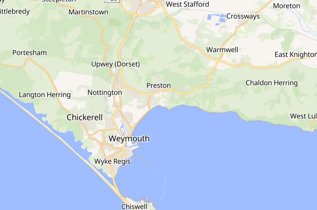 Bowleaze Cove Area Map Bowleaze Cove Area Map