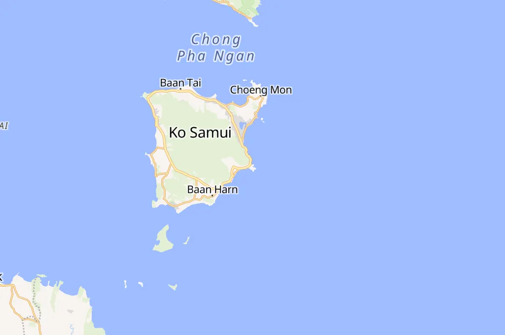 Banyan Tree Samui Area Map