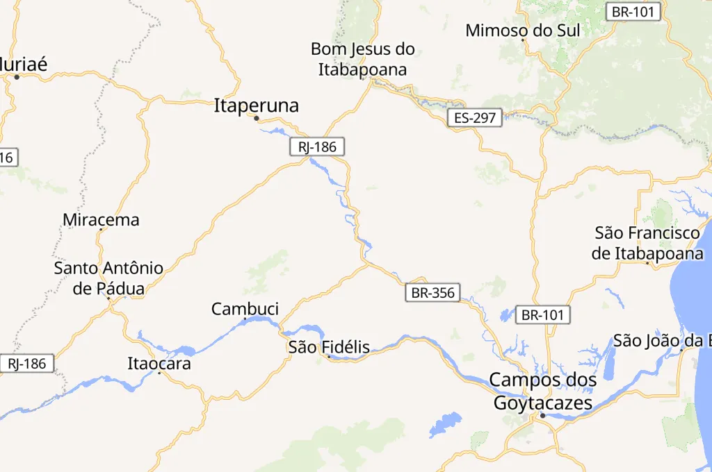 Italva Area Map Italva Area Map