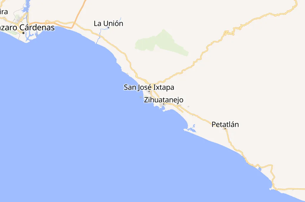 Ixtapa Area Map Ixtapa Area Map