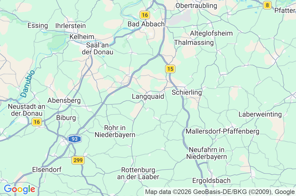 Langquaid Area Map Langquaid Area Map