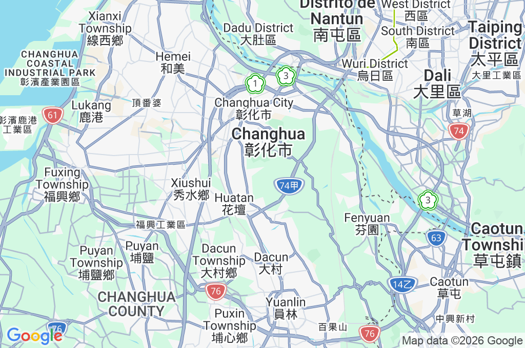Campos de Lirios de Hushan Yan Area Map Campos de Lirios de Hushan Yan Area Map
