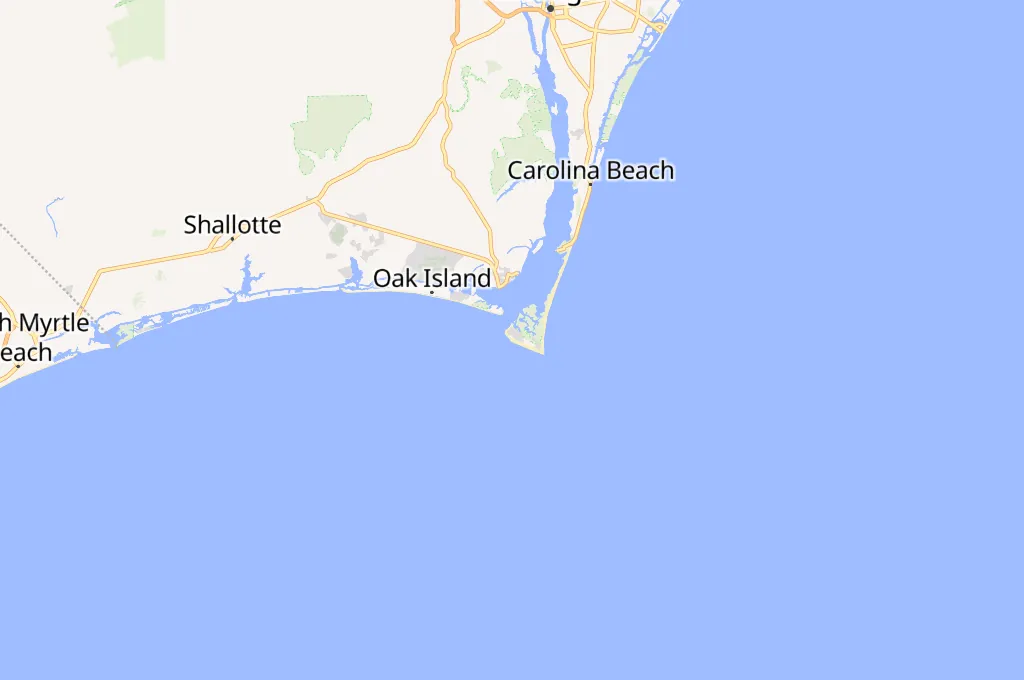 Bald Head Island Area Map