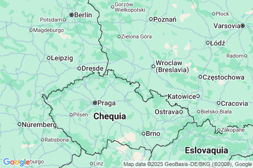 Map of Región de Hradec Králové