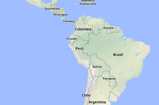 Map of Perú