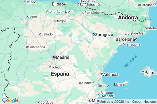 Map of Castilla-La Mancha