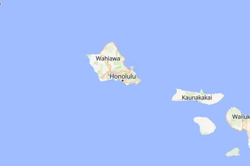 Map of Waikiki